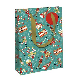 Clairefontaine Weihnachts-Geschenktüte "Lutins" groß