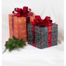 décopatch Pappmaché-Geschenkboxen eckig 2er...