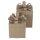 décopatch Pappmaché-Geschenkboxen eckig 2er Set