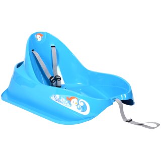 EDA Kleinkinder-Schlitten Bobee Bob Kunststoff blau