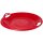 EDA Tellerschlitten Kunststoff Durchmesser: 640 mm rot