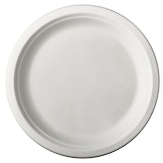 PAPSTAR Zuckerrohr-Teller "pure" rund 230 mm 12 Stück