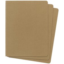 MOLESKINE Notizheft Cahier XL/A4 blanko Karton braun 3...