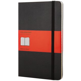 MOLESKINE Adressbuch L/A5 liniert Hardcover schwarz