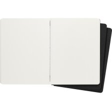 MOLESKINE Notizheft Cahier XL/A4 blanko Karton rot 3...