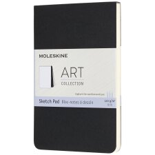 MOLESKINE Skizzenblock L/A5 120g/qm Karton schwarz