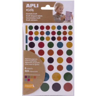APLI kids Sticker "Rund" Naturkraft Kleinpackung