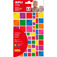 APLI kids Sticker "Quadrat" Metallicfarben...