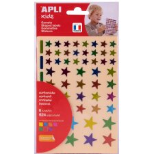 APLI kids Sticker "Quadrat" Metallicfarben...