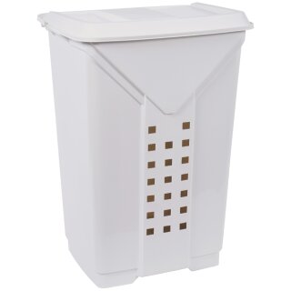 EDA Wäschebox PRIMA mit Deckel 60 Liter grau