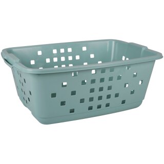 EDA Wäschekorb PRIMA 45 Liter PP eukalyptus grün