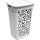 EDA Wäschebox ALMERIA mit Deckel 60 Liter PP grau