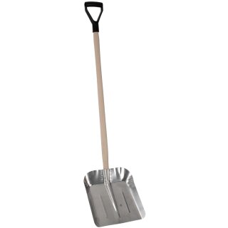 EDA Schaufel mit Holzstiel Breite: 360 mm silber
