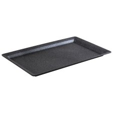 APS Tablett FROSTFIRE (B)325 x (T)265 mm silber-schwarz