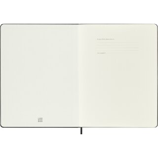 MOLESKINE Notizbuch XL/A4 blanko Hardcover schwarz