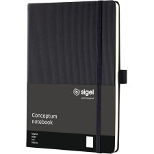 sigel Notizbuch Conceptum DIN A5 blanko schwarz 97 Blatt