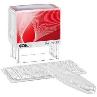 COLOP Textstempelautomat "DIY Sets" Printer 30/1 Set weiß