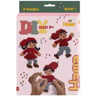 Hama Bügelperlen midi "Weihnachtswichtel" Geschenkpackung