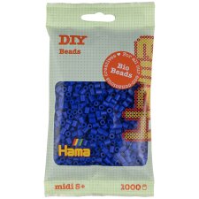 Hama Bügelperlen Bio midi blau im Beutel 1.000...