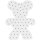 Hama Maxi Stick Lochplatte "Sechseck" 140 x 160 mm