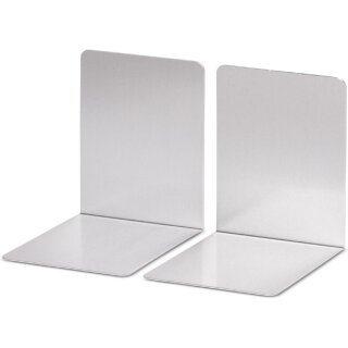 MAUL Buchstütze aus Aluminium (B)100 x (T)100 x (H)130 mm 2 Stück
