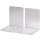 MAUL Buchstütze aus Aluminium (B)100 x (T)100 x (H)130 mm 2 Stück
