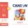 CANSON Zeichenpapierblock "Acrylic" 180 x 240 mm 400 g/qm 10 Blatt