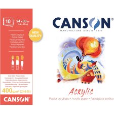 CANSON Zeichenpapierblock "Acrylic" 240 x 330...