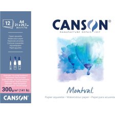 CANSON Zeichenpapierblock "Montval" DIN A4 300...