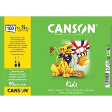CANSON Zeichenpapier Kids DIN A4 90 g/qm 100 Blatt