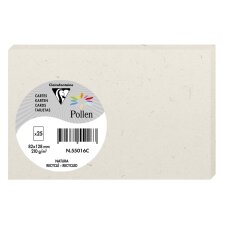 Pollen by Clairefontaine Karte 82 x 128 mm Natura 25 Karten