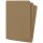 MOLESKINE Notizheft Cahier P/A6 blanko Karton braun 3 Stück
