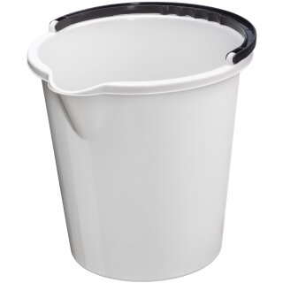 plast team Putzeimer "VANCOUVER" rund 10 Liter anthrazit