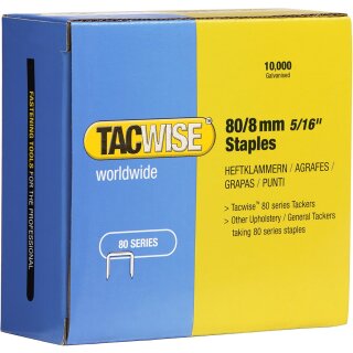 TACWISE Heftklammern 80/8 mm verzinkt 10.000 Stück