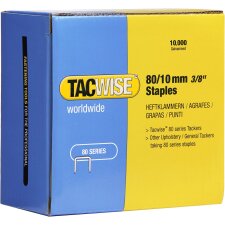 TACWISE Heftklammern 80/10 mm verzinkt 10.000 Stück