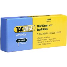TACWISE Stiftnägel 18G/13mm verzinkt 5.000 Stück
