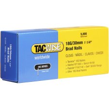 TACWISE Stiftnägel 18G/30 mm verzinkt 5.000 Stück