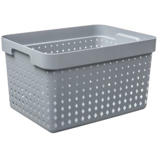 NHG Aufbewahrungskorb SEOUL BASKET L PP grau