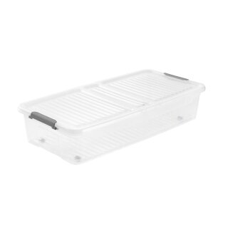 keeeper Unterbettbox "leo" 53 Liter transparent
