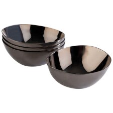 APS Schale PEBBLES gunmetal 4er Set