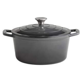 APS Kochtopf mit Deckel 5STARS 4,0 Liter anthrazit