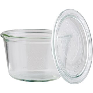 APS Weck-Glas mit Deckel Sturz-Form 370 ml 3er Set