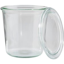 APS Weck-Glas mit Deckel Sturz-Form 580 ml 2er Set