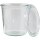 APS Weck-Glas mit Deckel Sturz-Form 580 ml 2er Set