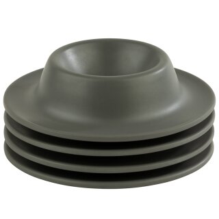APS Eierbecher aus Melamin grau 4er Set