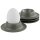 APS Eierbecher aus Melamin grau 4er Set