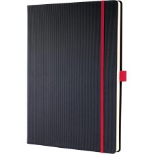 sigel Notizbuch Conceptum DIN A4 liniert schwarz/rot Red...