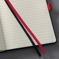 sigel Notizbuch Conceptum DIN A4 liniert schwarz/rot Red...