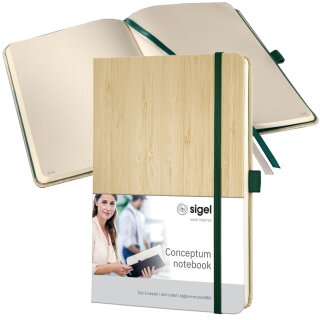sigel Notizbuch Conceptum Nature Edition DIN A5 Bambus