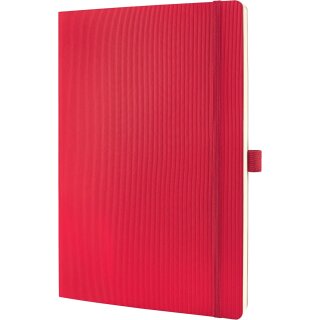 sigel Notizbuch Conceptum DIN A4 liniert rot